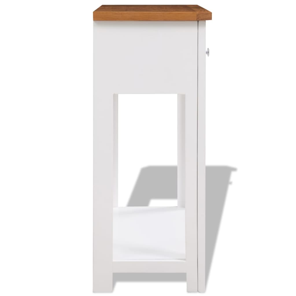 8718475710271_g_en_hd_2 vidaXL Console Table 83x30x73 cm Solid Oak Wood - Image 4