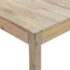 vidaXL Dining Table 120x70x75 cm Solid Acacia Wood - Image 4