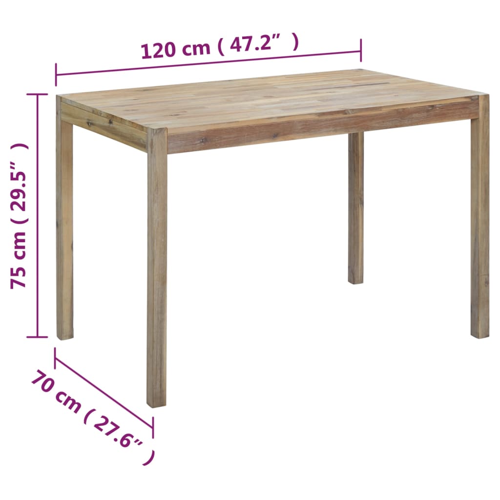 8718475710288_g_en_hd_5 vidaXL Dining Table 120x70x75 cm Solid Acacia Wood - Image 6