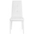 vidaXL Dining Chairs 6 pcs White Faux Leather - Image 3