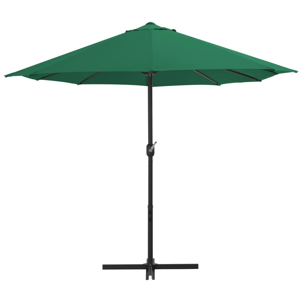 8718475711193_g_en_hd_2 vidaXL Garden Parasol with Aluminium Pole 460x270 cm Green - Image 3