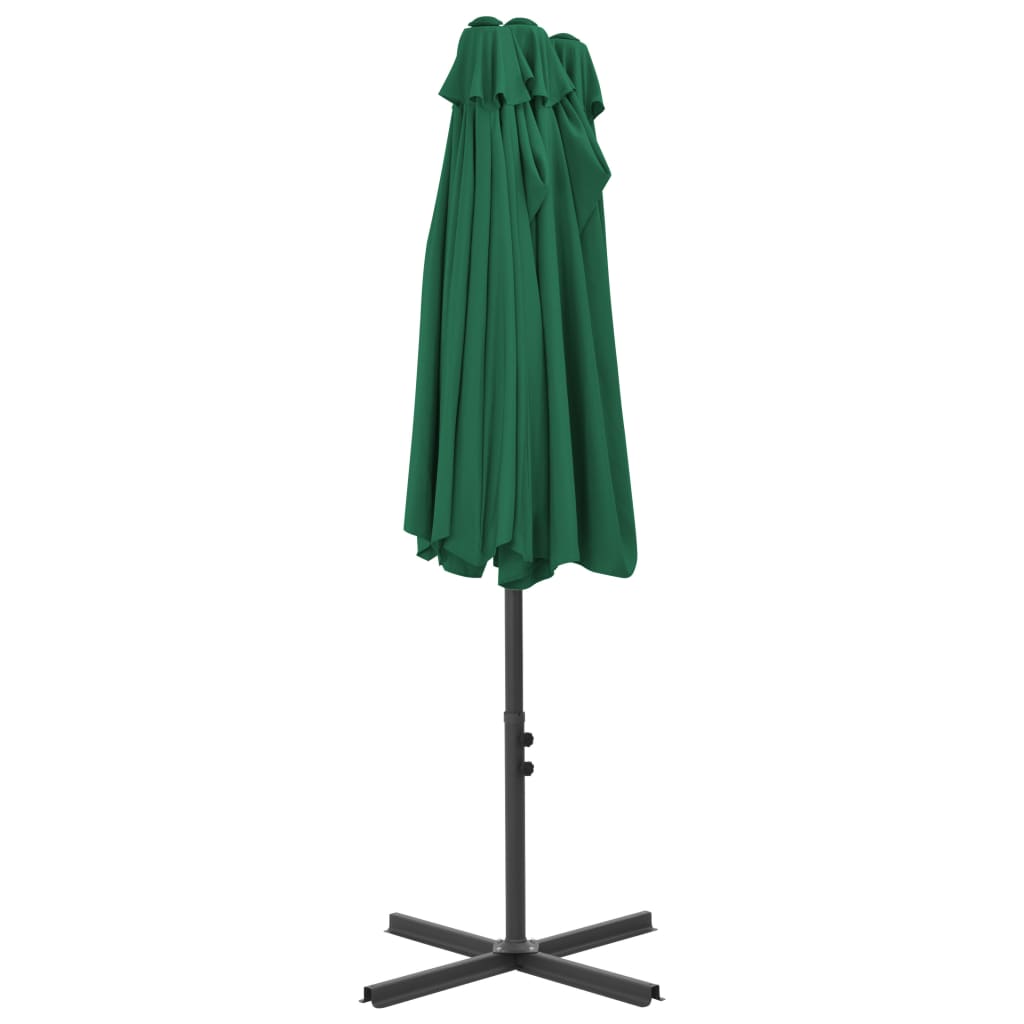 8718475711193_g_en_hd_4 vidaXL Garden Parasol with Aluminium Pole 460x270 cm Green - Image 5