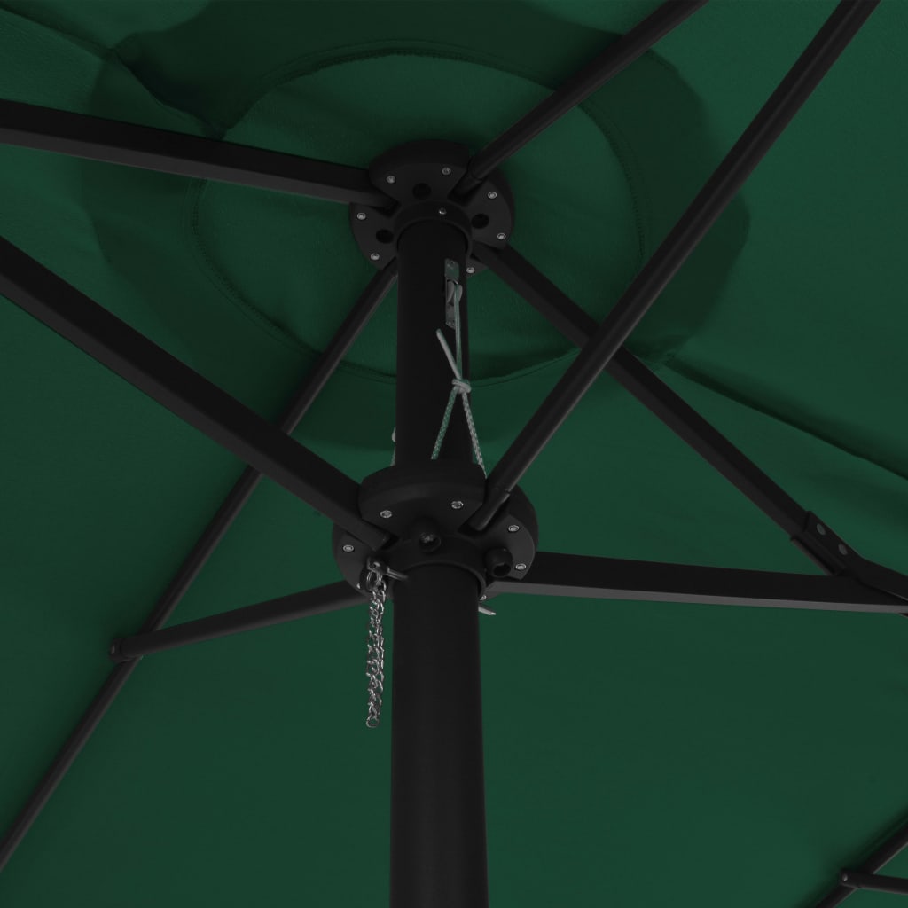 8718475711193_g_en_hd_5 vidaXL Garden Parasol with Aluminium Pole 460x270 cm Green - Image 6