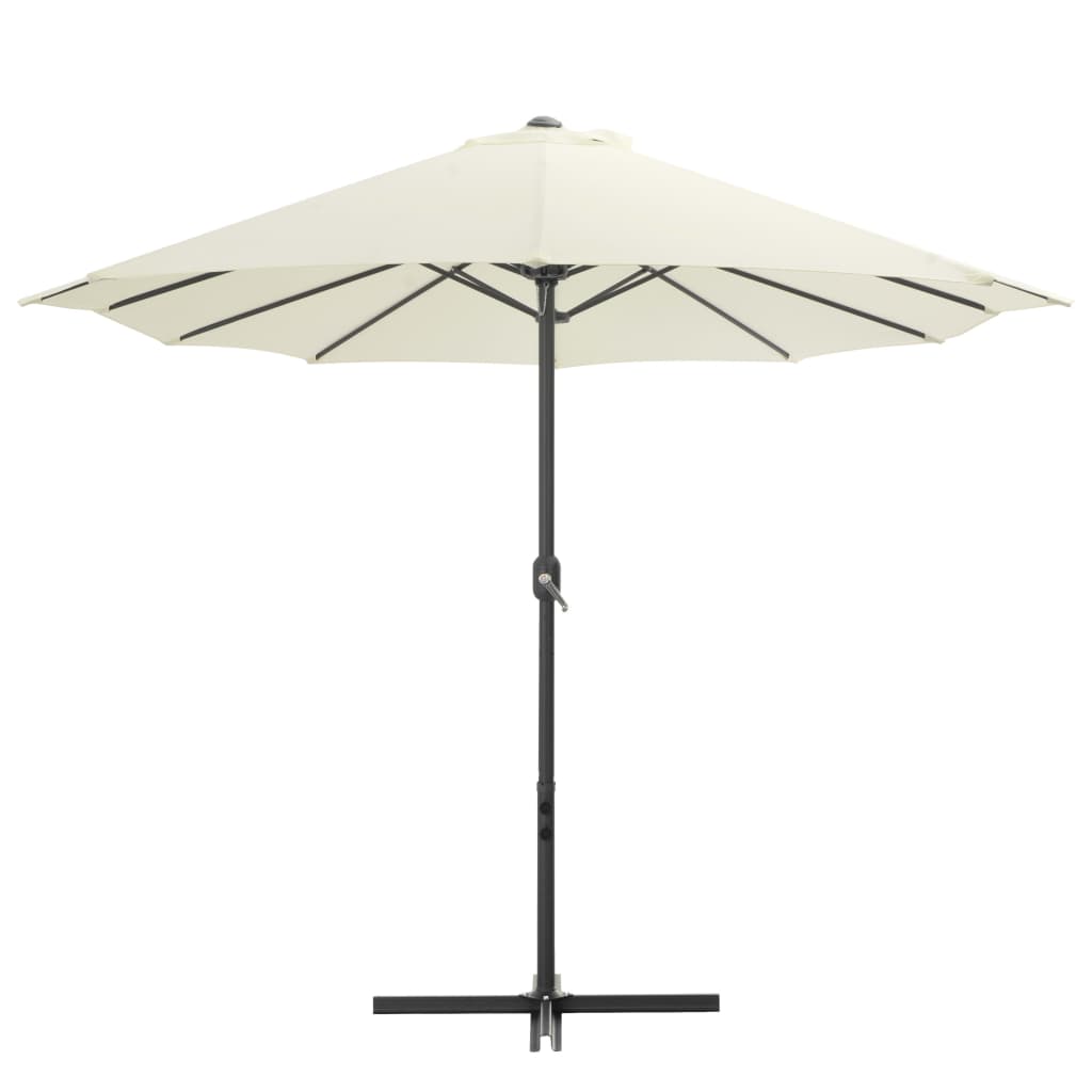 8718475711209_g_en_hd_1 vidaXL Garden Parasol with Aluminium Pole 460x270 cm Sand - Image 2