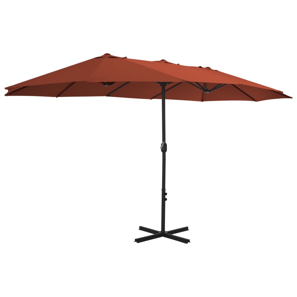 8718475711247_g_en_hd_1 vidaXL Garden Parasol with Aluminium Pole 460x270 cm Terracotta - Image 2