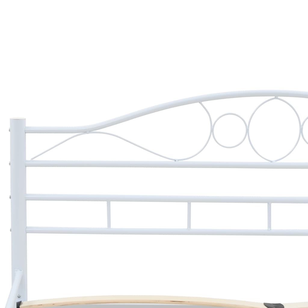 8718475711681_g_en_hd_4 vidaXL Bed Frame without Mattress White Metal 137x187 cm Double - Image 5