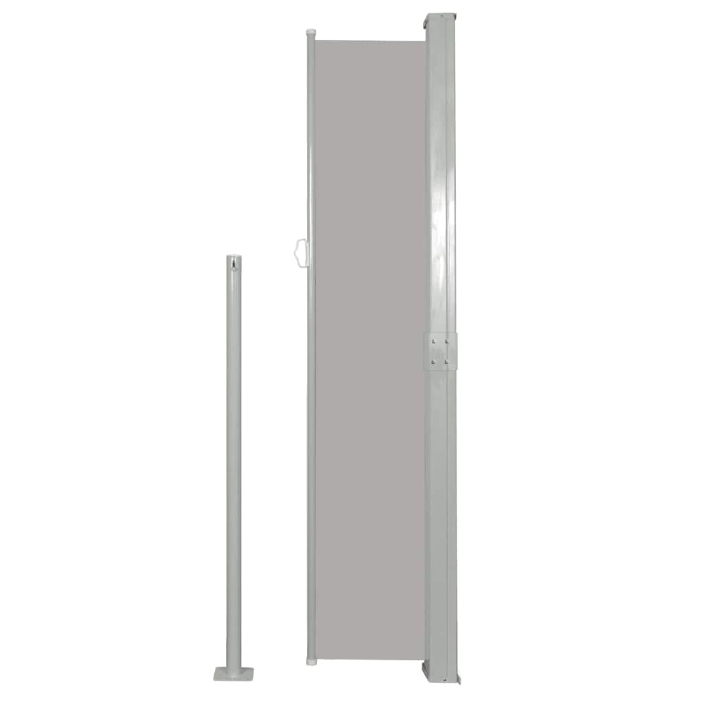 8718475712114_g_en_hd_2 vidaXL Retractable Side Awning 140 x 300 cm Grey - Image 4