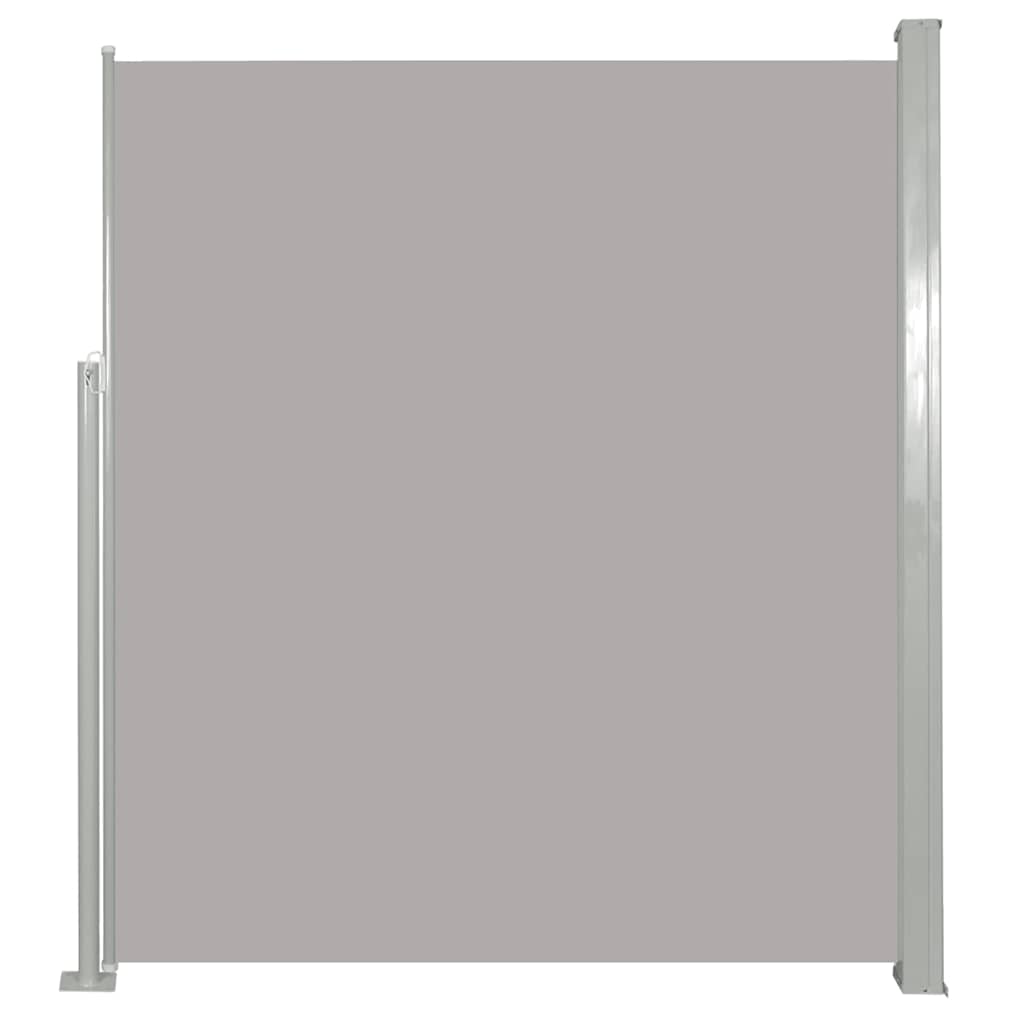 8718475712176_a_en_hd_1 vidaXL Retractable Side Awning 120 x 300 cm Grey - Image 2