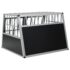 vidaXL Dog Cage with Double Door 94x88x69 cm - Image 5