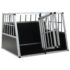 vidaXL Dog Cage with Double Door 94x88x69 cm - Image 6