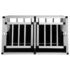 vidaXL Dog Cage with Double Door 89x69x50 cm - Image 3