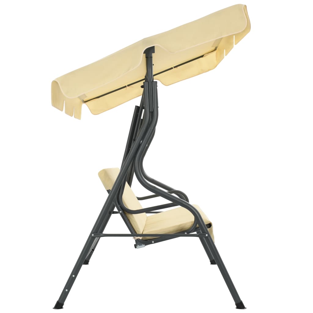 8718475712893_g_en_hd_2 vidaXL Garden Swing Bench Cream White 170x110x153 cm - Image 3