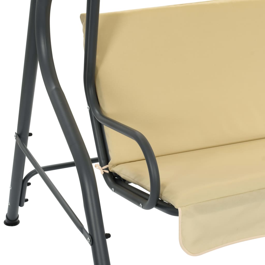 8718475712893_g_en_hd_3 vidaXL Garden Swing Bench Cream White 170x110x153 cm - Image 4