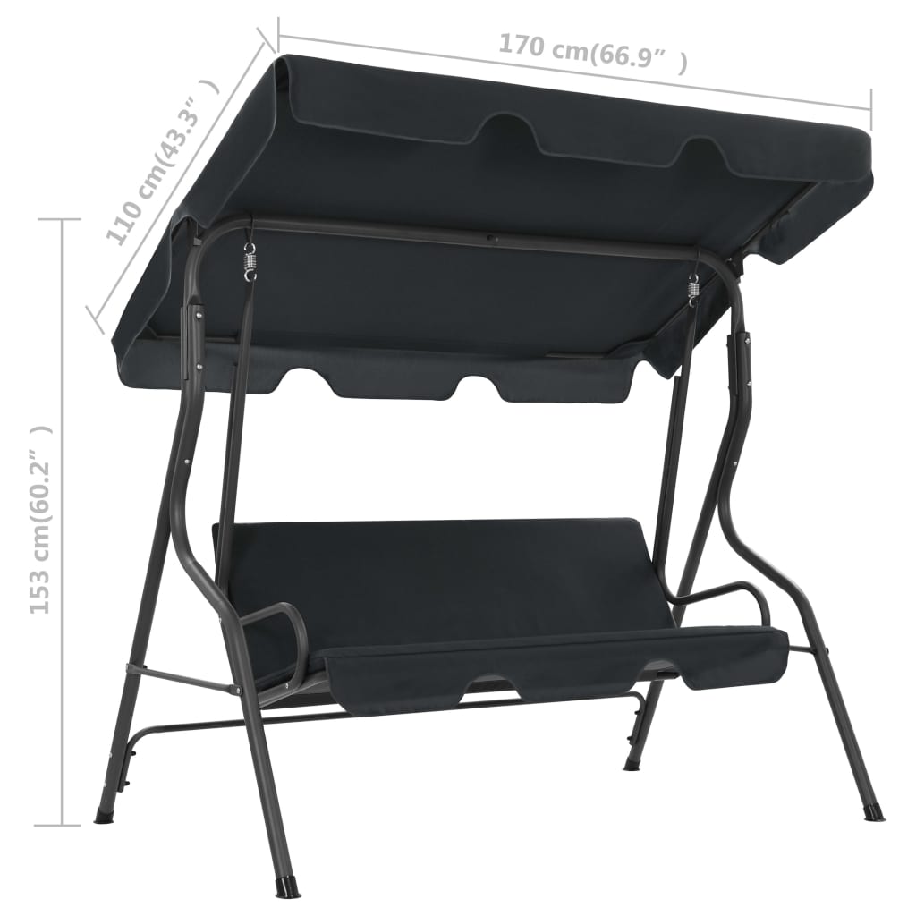 8718475712916_g_en_hd_5 vidaXL Garden Swing Bench Anthracite 170x110x153 cm - Image 6