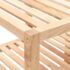 vidaXL Bathroom Shelf Solid Walnut Wood 100x40x65 cm - Image 3