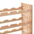 vidaXL Wine Rack for 25 Bottles Solid Walnut Wood 63x25x73 cm - Image 7