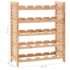 vidaXL Wine Rack for 25 Bottles Solid Walnut Wood 63x25x73 cm - Image 9