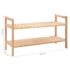 vidaXL Shoe Rack Solid Walnut Wood 69x26x40 cm - Image 6