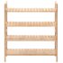 vidaXL Shoe Rack Solid Walnut Wood 69x26x81 cm - Image 2