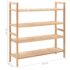 vidaXL Shoe Rack Solid Walnut Wood 69x26x81 cm - Image 6
