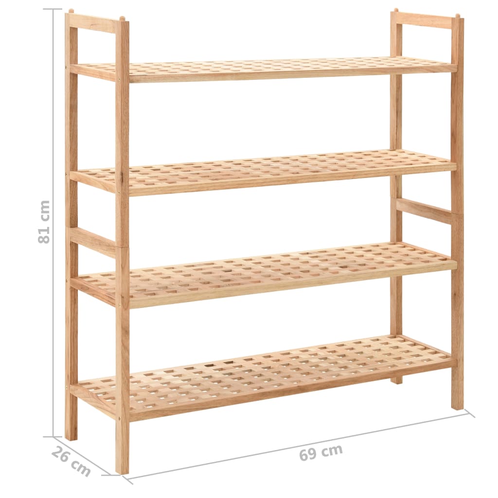 8718475715122_g_en_hd_5 vidaXL Shoe Rack Solid Walnut Wood 69x26x81 cm - Image 6