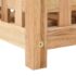 vidaXL Umbrella Stand Solid Walnut Wood 18x18x50 cm - Image 4