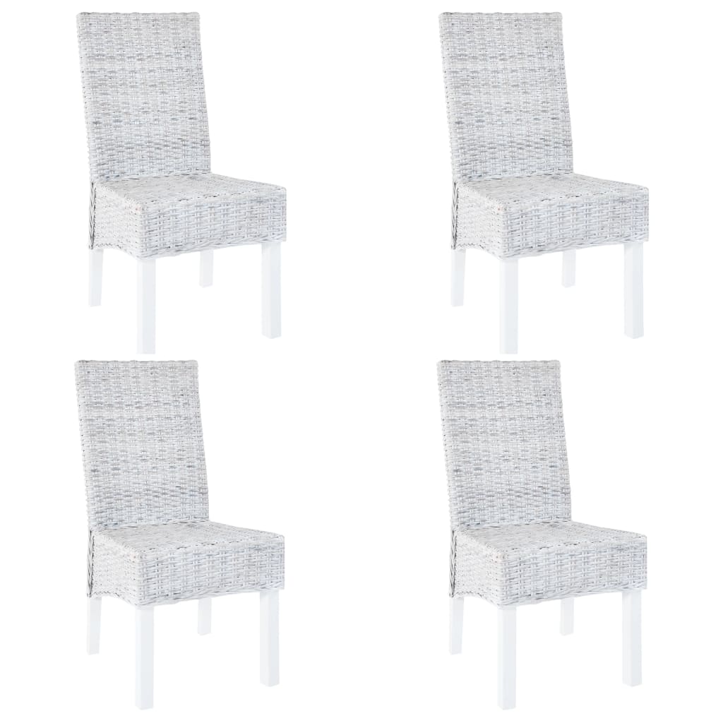 8718475715900_a_en_hd_1 vidaXL Dining Chairs 4 pcs White Kubu Rattan and Mango Wood - Image 1