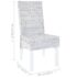 vidaXL Dining Chairs 4 pcs White Kubu Rattan and Mango Wood - Image 8