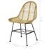 vidaXL Dining Chairs 6 pcs Natural Rattan - Image 5