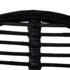 vidaXL Dining Chairs 6 pcs Black Natural Rattan - Image 4
