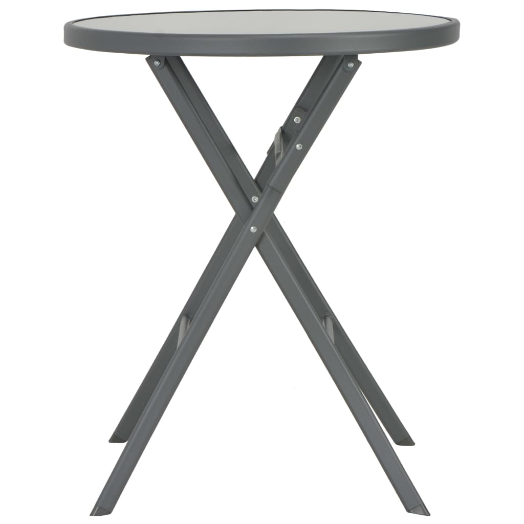 8718475716525_g_en_hd_1 vidaXL Folding Bistro Table Grey 60x70 cm Glass and Steel - Image 2