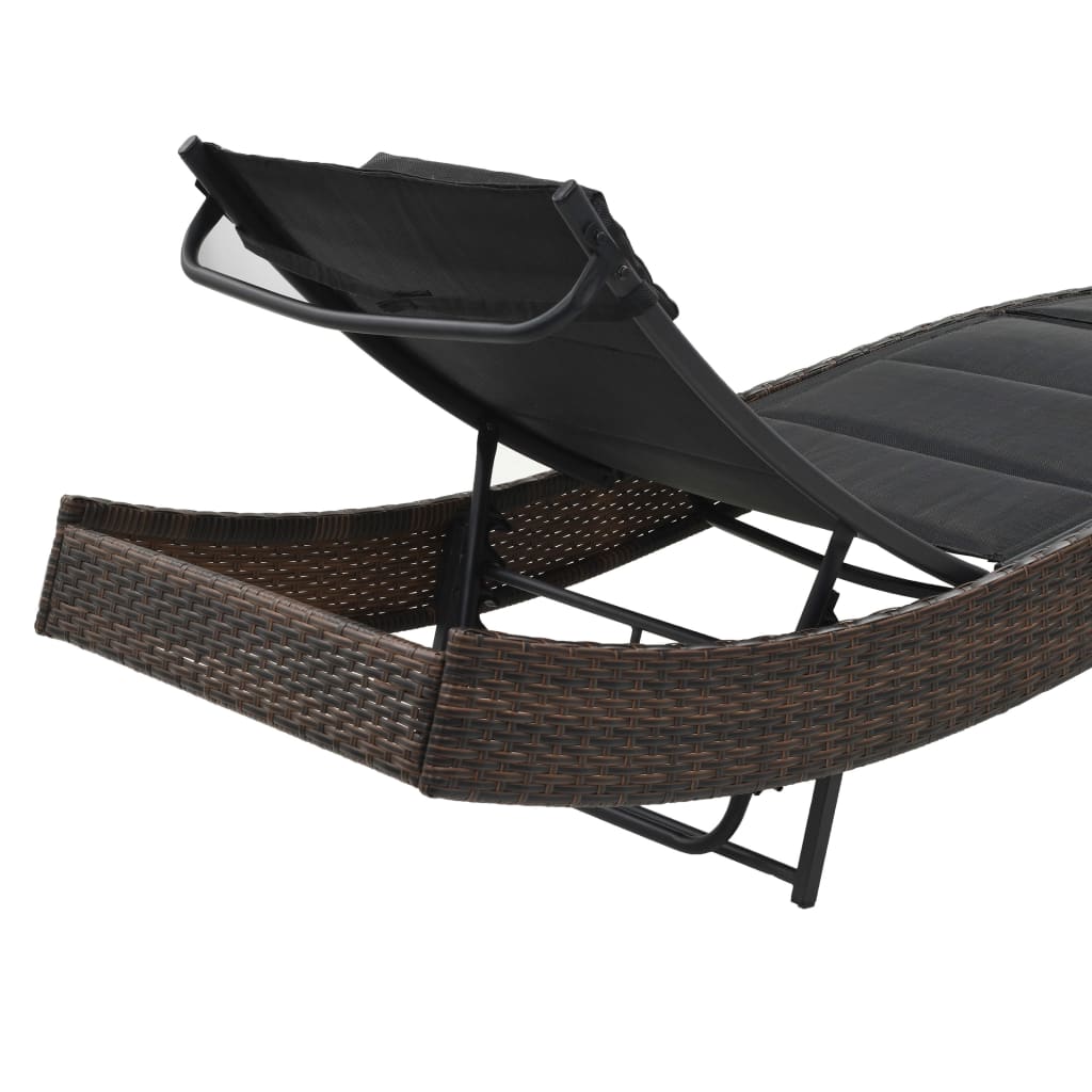 8718475716662_g_en_hd_3 vidaXL Sun Lounger Poly Rattan and Textilene Brown - Image 4