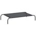 vidaXL Elevated Dog Bed Black L Textilene - Image 2