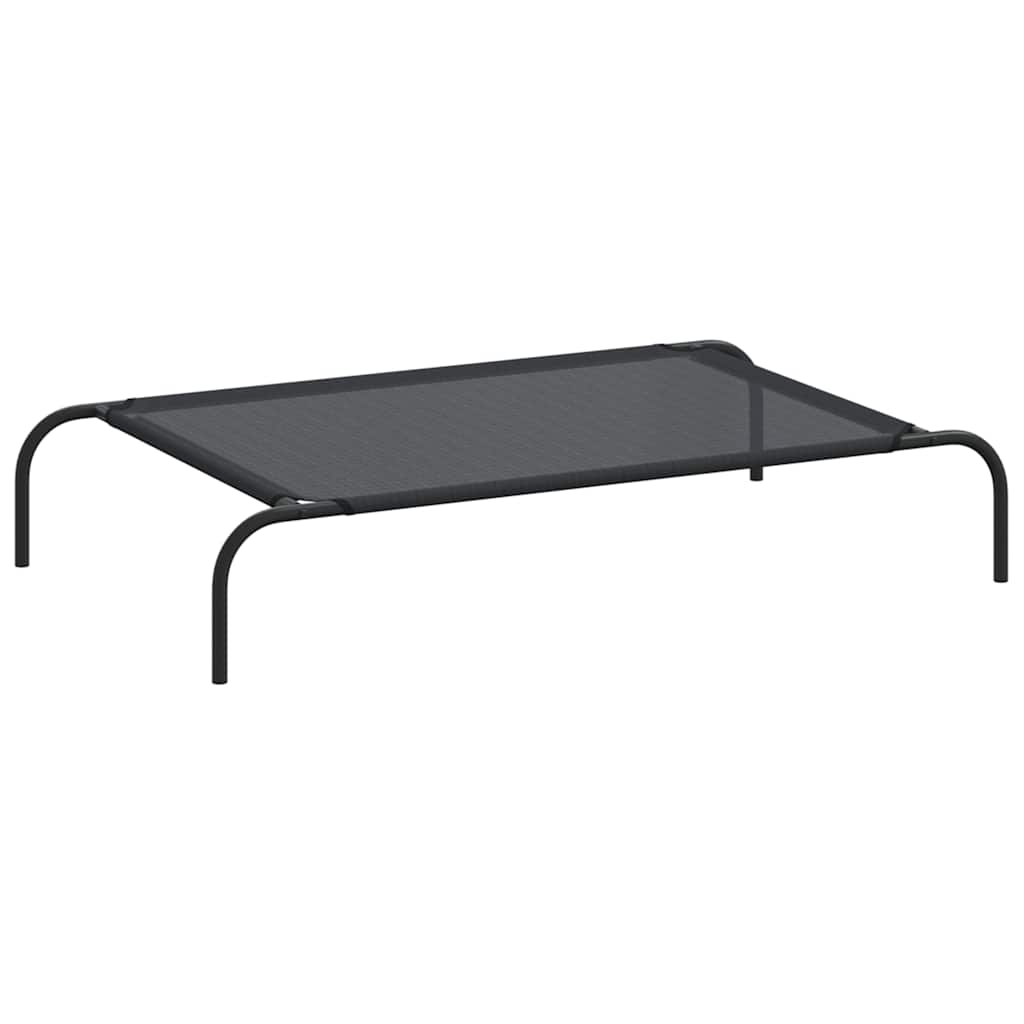 8718475716730_a_en_hd_1 vidaXL Elevated Dog Bed Black L Textilene - Image 2