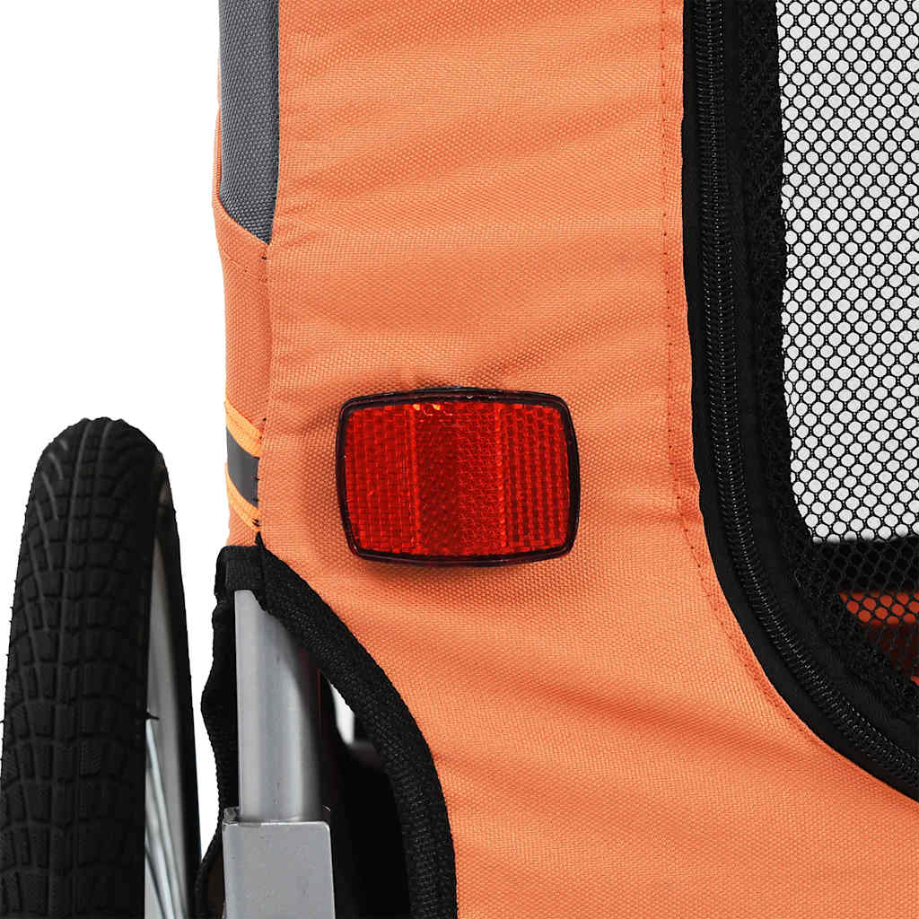 8718475718055_g_en_hd_3 vidaXL Pet Bike Trailer Orange and Grey - Image 4