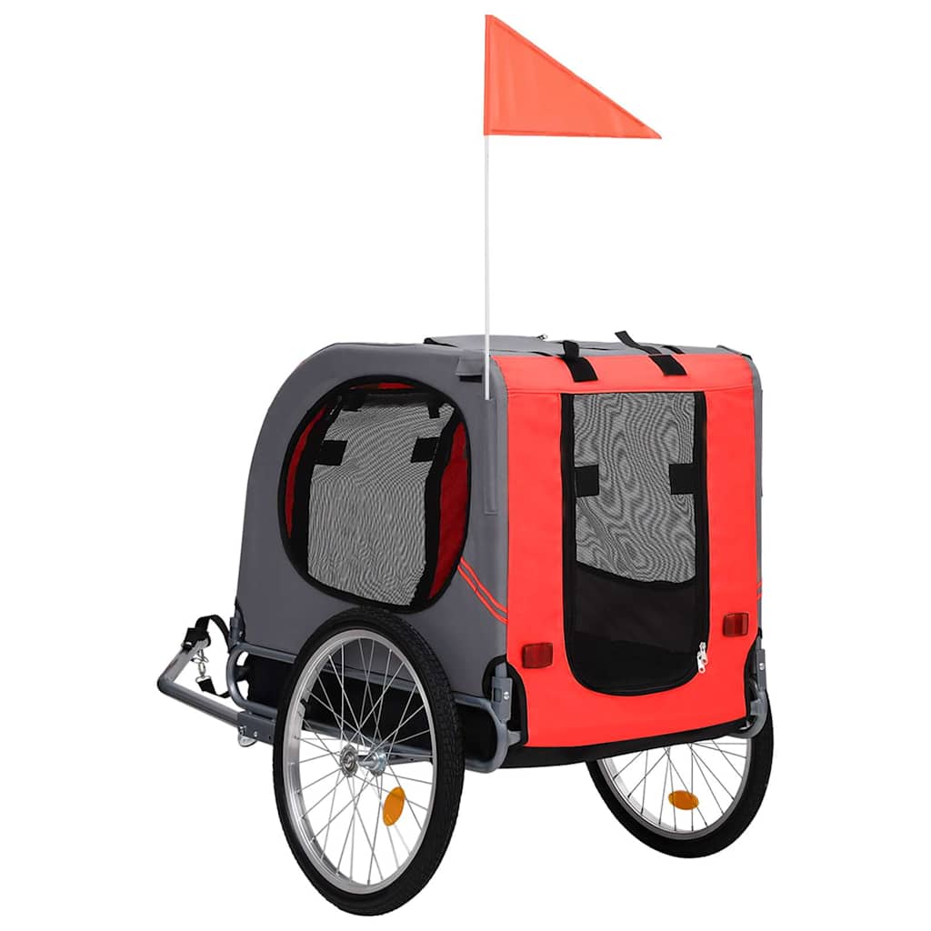 8718475718062_g_en_hd_2 vidaXL Pet Bike Trailer Red and Black - Image 3