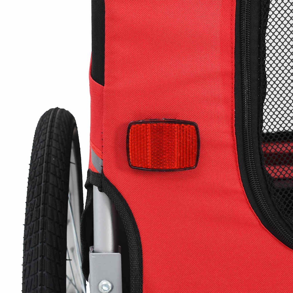 8718475718079_g_en_hd_4 vidaXL Pet Bike Trailer Red and Black - Image 5