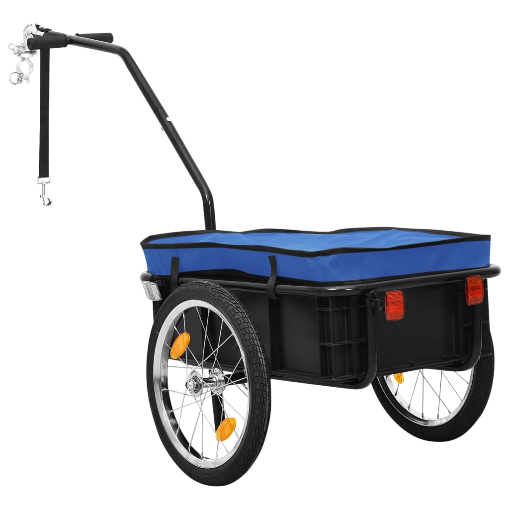 8718475718123_g_en_hd_1 vidaXL Bike Trailer/Hand Wagon 155x60x83 cm Steel Blue - Image 2
