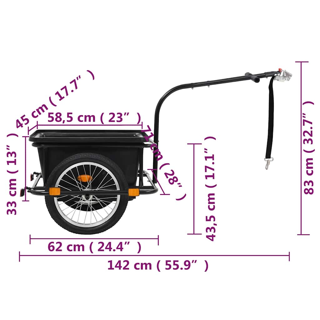 8718475718130_g_en_hd_7 vidaXL Bike Trailer Black 50 L - Image 8