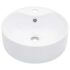 vidaXL Wash Basin with Overflow 36x13 cm Ceramic White - Image 2