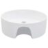 vidaXL Wash Basin with Overflow 36x13 cm Ceramic White - Image 3