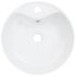vidaXL Wash Basin with Overflow 36x13 cm Ceramic White - Image 4