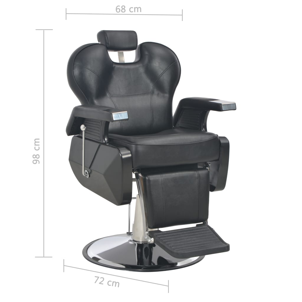 8718475720010_g_en_hd_10 vidaXL Barber Chair Black 72x68x98 cm Faux Leather - Image 11