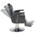 vidaXL Barber Chair Black 72x68x98 cm Faux Leather - Image 6