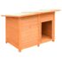 vidaXL Dog Cage Solid Pine & Fir Wood 120x77x86 cm - Image 5