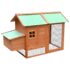 vidaXL Chicken Cage Solid Pine & Fir Wood 170x81x110 cm
