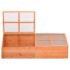 vidaXL Greenhouse Wood 180x57x62 cm - Image 2