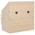 vidaXL Chicken Laying Nest 2 Compartments 63x40x65 cm Solid Pine Wood - Image 7