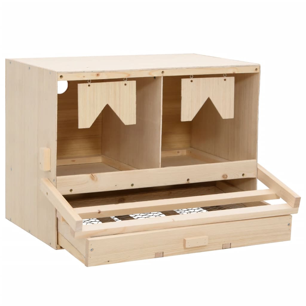 8718475721345_g_en_hd_3 vidaXL Chicken Laying Nest 2 Compartments 63x40x45 cm Solid Pine Wood - Image 4