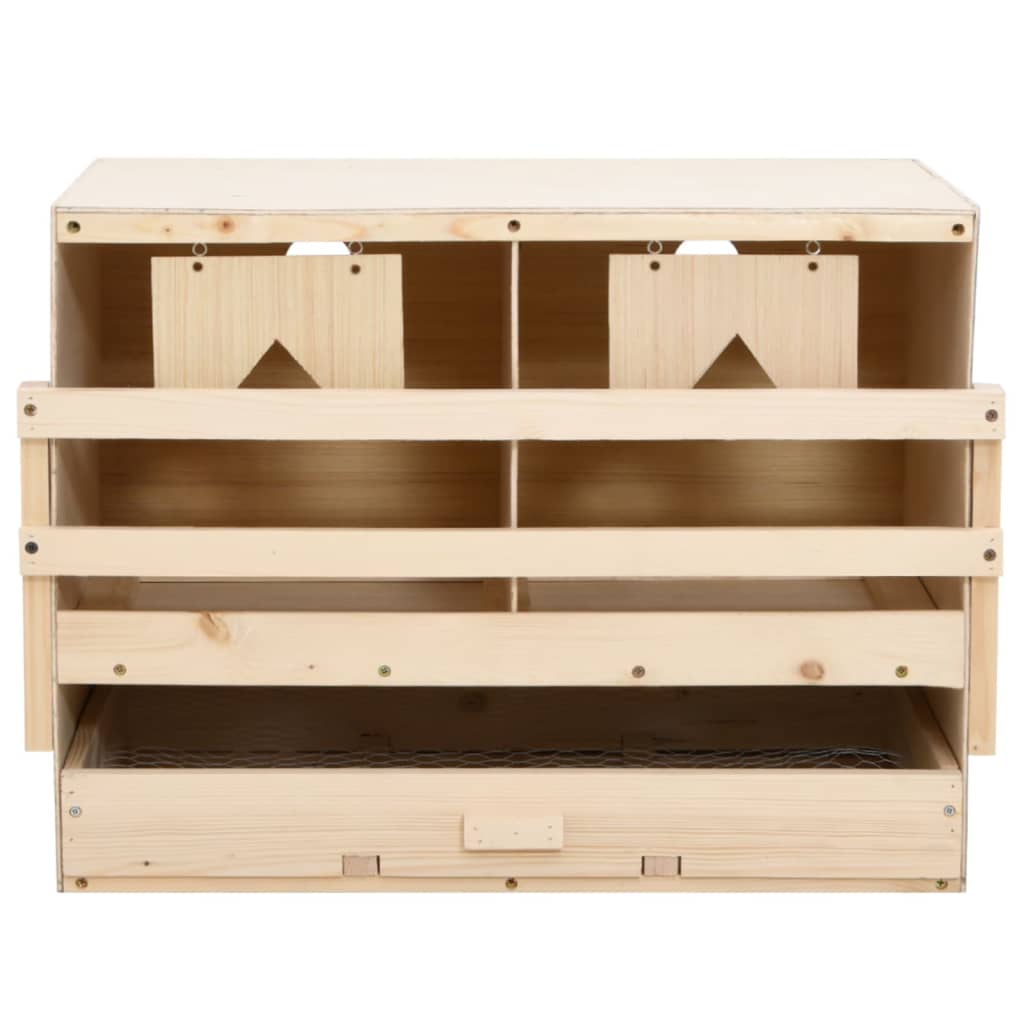 8718475721345_g_en_hd_4 vidaXL Chicken Laying Nest 2 Compartments 63x40x45 cm Solid Pine Wood - Image 5